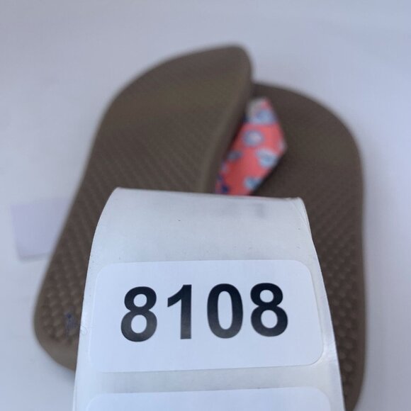 Club Room Riley 100151339 Flip Flop Sandals Men's 11M Seashell Pink Printed 8108 - Picture 9 of 9